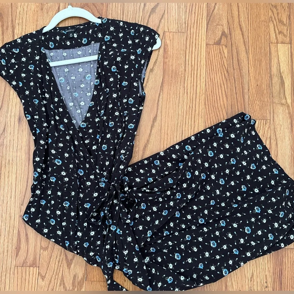 J. Crew Easy Wrap Floral Midi Dress